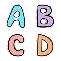 Colorful Letters animated emoji