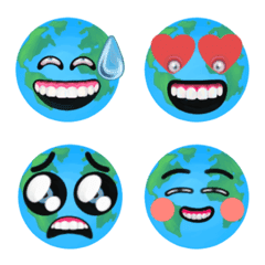 Real Earthface Peaceful Emoji