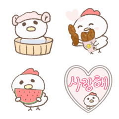 Baby yangnyeom chicken-chan emoji Korean