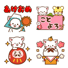 White cat,New Year [Resale]
