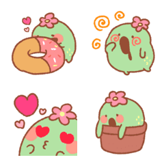 Fluffy cactus emoji