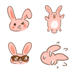 ocean pink rabbit emoji