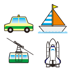 Vehicle animation emoji