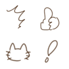 Ocean brown pencil Emoji