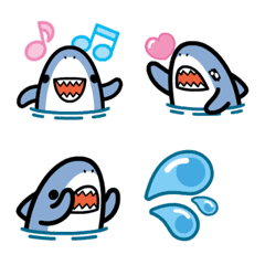 It works! Small shark cute Emoji 2