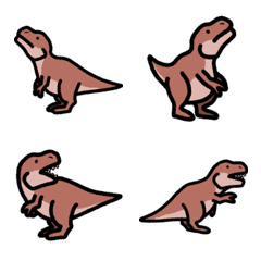 Cute Tyrannosaurus emoji