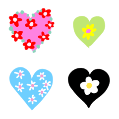 Flower and heart