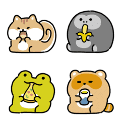 Emoji hewan lapar