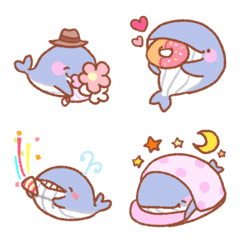 Fluffy whale emoji