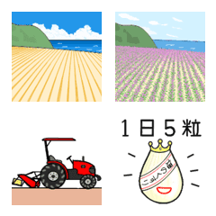 Emoji about rakkyo cultivation