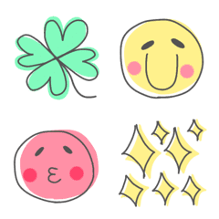 Colorful, simple and convenient emoji