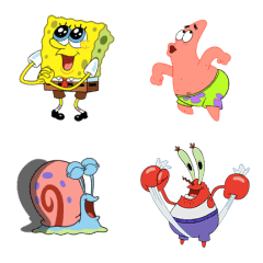 Emotikon Animasi Sponge Bob