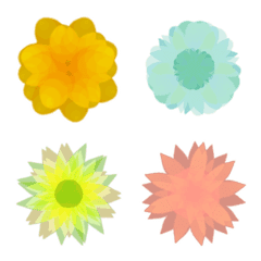 Pale cute flower emoji