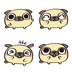 Yuru Maarui Pug (Emoji)