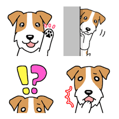 Dog Emoji Jack Russell Terrier