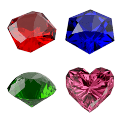 [ precious stone ] Emoji set of all2