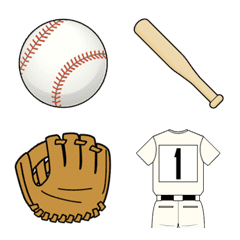 野球の道具とユニフォーム