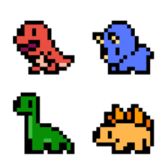 Pixel Dinosaurs