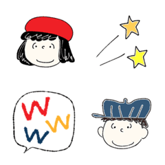 Kawaii BOY&GIRL***Emoji