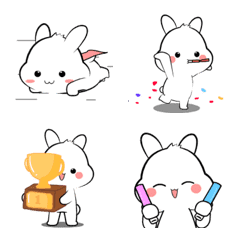 Lovely bunny : Animated emoji