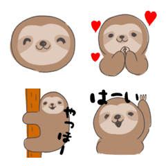 Sloth emoji moving ver