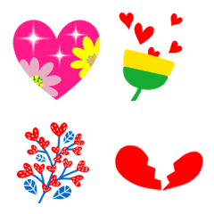 "move" Love love love Heart only Emoji