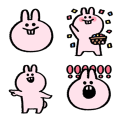 Smiley rabbit emoji