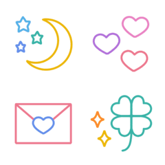 Simple colorful to use emoji 5