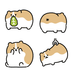 Moving guinea pig emoji