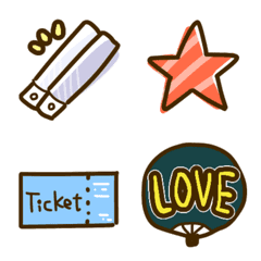 Moving and fun colorful Emoji