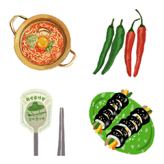 Baegopa! 韓国Food  Emoji