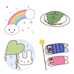 Cute Emoji for Early Summer!!