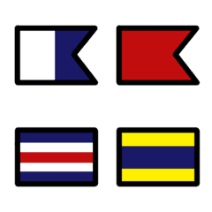 国際信号旗の絵文字
