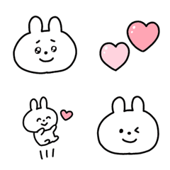 rabbit cute  simple emoji