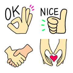 emoji the hands