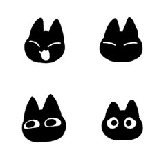 chibi black cat