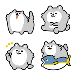 Emoji serigala bergerak