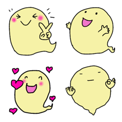 Cute ghost expressions