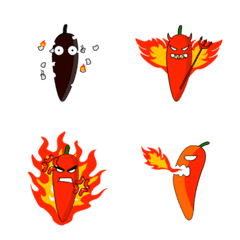 emoji angry chilli