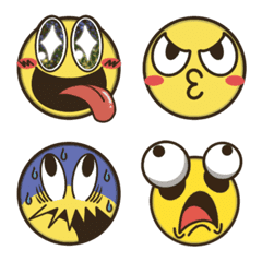Simple face Emoji to use conversation
