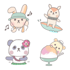Cute animal summer Emoji
