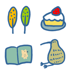 yurukawa navy blue emoji