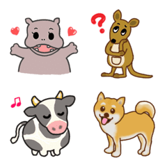 animation emoji - aminals