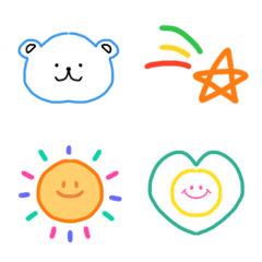 colorful and happy12 – LINE Emoji | LINE STORE
