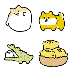 Moving cute animal emoji