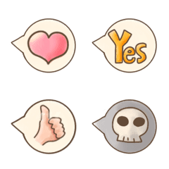 Ocho's Speech bubble Emoji