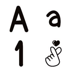 Simple English Alphabets A-Z Number