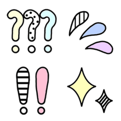 Emoji with polka dots and stripes/Resale