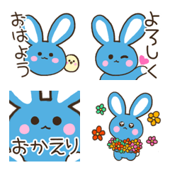 Cute rabbit face emoji