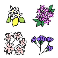 五月盛开的花朵表情符号